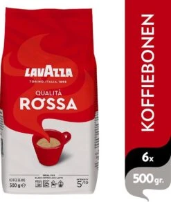 Lavazza Qualita Rossa Koffiebonen - 500 Gram X6 -Koffiemelk Winkel 1016x1200