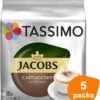 Tassimo - Jacobs Cappuccino Classico - 5x 8 T-Discs -Koffiemelk Winkel 1081x1200