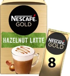 Nescafé Gold Hazelnoot Latte Oploskoffie - 6 Doosjes à 8 Zakjes -Koffiemelk Winkel 1111x1200 3