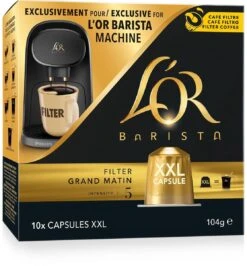 L'OR BARISTA XXL Filter Grand Matin (5) - 5 X 10 Koffiecups -Koffiemelk Winkel 1115x1200