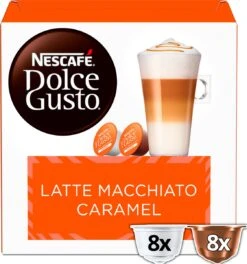Nescafé Dolce Gusto Caramel Macchiato Capsules - 48 Koffiecups -Koffiemelk Winkel 1122x1200 2