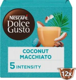 Nescafé Dolce Gusto Coconut Macchiato Capsules - Vegan Koffie - 36 Koffiecups -Koffiemelk Winkel 1126x1200 1