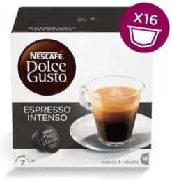 Nescafé Dolce Gusto Espresso Intenso Cups - 3 X 16 Stuks 8 Nescafé Dolce Gusto Espresso Intenso Cups - 3 X 16 Stuks -Koffiemelk Winkel 1151x1200