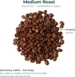 Soolong Sense Oost Timor Nr1000 Koffiebonen Smooth Lacau - Speciality Koffie Arabica Medium Roast Met Rijke Kruidige Smaak Met Heerlijke Ondertonen Van Karamel - Zak 250gram -Koffiemelk Winkel 1174x1200
