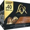 L'OR Lungo Estremo Koffiecups - Intensiteit 10/12 - 4 X 40 Capsules -Koffiemelk Winkel 1200x1020 1