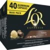 L'OR Espresso Forza Koffiecups - Intensiteit 9/12 - 4 X 40 Capsules -Koffiemelk Winkel 1200x1020
