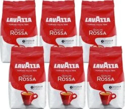 Lavazza Qualita Rossa Koffiebonen - 6x1KG -Koffiemelk Winkel 1200x1048