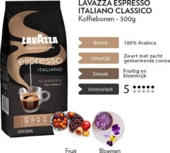 Lavazza Espresso Italiano Classico Koffiebonen - 500 Gram X6 11 Lavazza Espresso Italiano Classico Koffiebonen - 500 Gram X6 -Koffiemelk Winkel 1200x1082