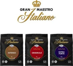 Gran Maestro Italiano – Extra Forte - Koffiepads - Senseo Compatibel Pads – Krachtig En Karakteristiek - 6 X 36 Pads 7 Gran Maestro Italiano – Extra Forte - Koffiepads - Senseo Compatibel Pads – Krachtig En Karakteristiek - 6 X 36 Pads -Koffiemelk Winkel 1200x1094 2