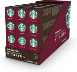 Starbucks By Nespresso Sumatra Espresso Dark Roast Capsules - 120 Koffiecups