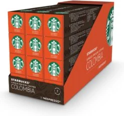Starbucks By Nespresso Medium Roast Colombia Capsules - 120 Koffecups