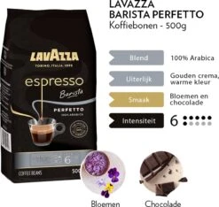 Lavazza Espresso Barista Perfetto Koffiebonen - 500 Gram X4 11 Lavazza Espresso Barista Perfetto Koffiebonen - 500 Gram X4 -Koffiemelk Winkel 1200x1137