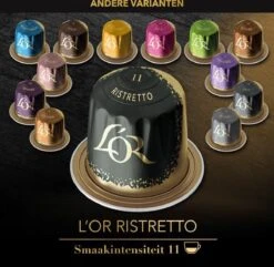 L'OR Espresso Ristretto (11) - 10 X 10 Koffiecups -Koffiemelk Winkel 1200x1173 1