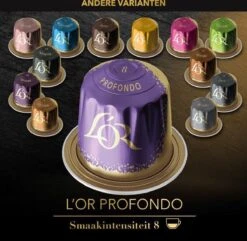 L'OR Lungo Profondo Koffiecups - Intensiteit 8/12 - 4 X 40 Capsules -Koffiemelk Winkel 1200x1173 5