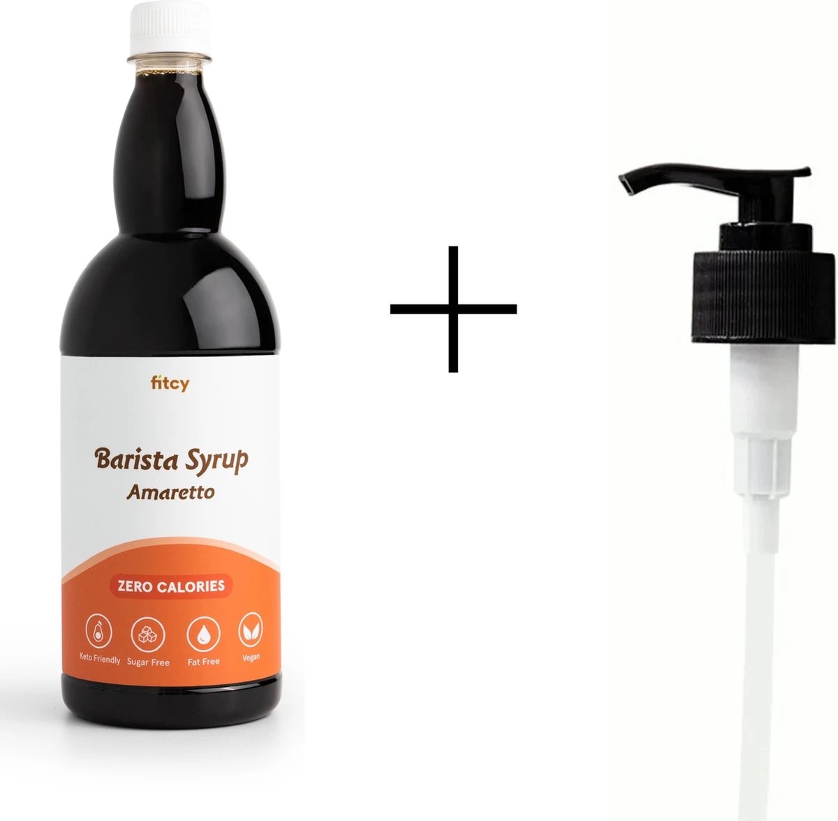 Fitcy | Koffiesiroop | Amaretto | Barista Syrup | Zero | Vegan | Vetvrij | Suikervrij | Keto-vriendelijk | Koffie | Siroop | MET DOSEERPOMP | 1L 3 Fitcy | Koffiesiroop | Amaretto | Barista Syrup | Zero | Vegan | Vetvrij | Suikervrij | Keto-vriendelijk | Koffie | Siroop | MET DOSEERPOMP | 1L
