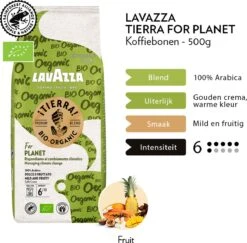 Lavazza Tierra For Planet Biologische Koffiebonen - 500 Gram X4 -Koffiemelk Winkel 1200x1179 2
