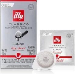Illy - E.S.E. Servings Classico Lungo 12 X 18 Stuks 7 Illy - E.S.E. Servings Classico Lungo 12 X 18 Stuks -Koffiemelk Winkel 1200x1182 3