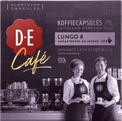 Douwe Egberts D.E Café Lungo Koffiecups - Intesiteit 8/12 - 10 X 20 Capsules 18 Douwe Egberts D.E Café Lungo Koffiecups - Intesiteit 8/12 - 10 X 20 Capsules -Koffiemelk Winkel 1200x1185