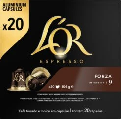 L'OR Espresso Forza Koffiecups - Intensiteit 9/12 - 10 X 20 Capsules 25 L'OR Espresso Forza Koffiecups - Intensiteit 9/12 - 10 X 20 Capsules -Koffiemelk Winkel 1200x1187 2