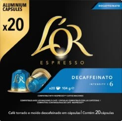 L'OR Espresso Decaffeinato (6) - 10 X 20 Koffiecups -Koffiemelk Winkel 1200x1187 7