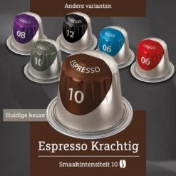 Douwe Egberts Espresso Krachtig (10) - 5 X 40 Koffiecups 21 Douwe Egberts Espresso Krachtig (10) - 5 X 40 Koffiecups -Koffiemelk Winkel 1200x1200 27