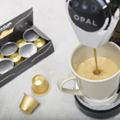 Aroma Club - Nespresso Compatible Capsules (120 St.) - No. 2 Smooth James - Intensiteit 3/5 - Espresso & Lungo - 100% Aluminium Koffiecups 11 Aroma Club - Nespresso Compatible Capsules (120 St.) - No. 2 Smooth James - Intensiteit 3/5 - Espresso & Lungo - 100% Aluminium Koffiecups -Koffiemelk Winkel 1200x1200 40