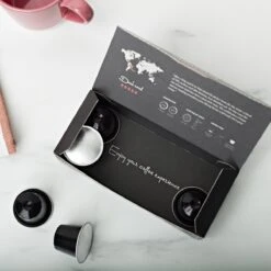 Aroma Club - Proefpakket Nespresso Compatible Capsules (100 St.) - 5 Smaken - Espresso & Lungo - 100% Aluminium Koffiecups -Koffiemelk Winkel 1200x1200 51