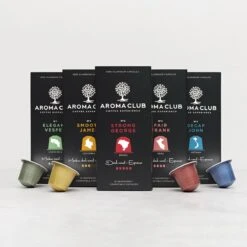 Aroma Club - Proefpakket Nespresso Compatible Capsules (100 St.) - 5 Smaken - Espresso & Lungo - 100% Aluminium Koffiecups -Koffiemelk Winkel 1200x1200 55
