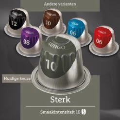 Douwe Egberts Lungo Sterk (10) - 10 X 20 Koffiecups 10 Douwe Egberts Lungo Sterk (10) - 10 X 20 Koffiecups -Koffiemelk Winkel 1200x1200 94