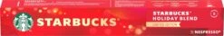 Starbucks By Nespresso Capsules Holiday Blend - 12 Doosjes à 10 Koffiecups -Koffiemelk Winkel 1200x196 1
