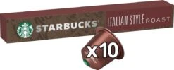 Starbucks By Nespresso Capsules Italian Roast - 12 Doosjes à 10 Koffiecups -Koffiemelk Winkel 1200x480