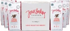 Jones Brothers Coffee Koffiebonen Italian Lover – 6 X 500 Gram 9 Jones Brothers Coffee Koffiebonen Italian Lover – 6 X 500 Gram -Koffiemelk Winkel 1200x523