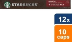 Starbucks By Nespresso Sumatra Espresso Dark Roast Capsules - 120 Koffiecups 12 Starbucks By Nespresso Sumatra Espresso Dark Roast Capsules - 120 Koffiecups -Koffiemelk Winkel 1200x714