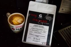 Italiano Espresso Honey Process Vietnamese Koffiebonen Aanbieding 250g GAIA Cafe -Koffiemelk Winkel 1200x800 15