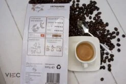 Vietnamese Dark Roast Koffiebonen 500g | 20% Arabica - 80% Robusta | DAM Koffie -Koffiemelk Winkel 1200x800 8
