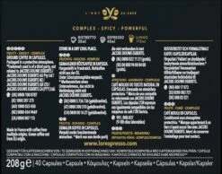 L'OR Lungo Estremo Koffiecups - Intensiteit 10/12 - 4 X 40 Capsules -Koffiemelk Winkel 1200x942 3