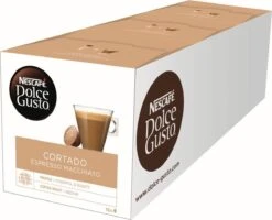 Nescafé Dolce Gusto Cortado Espresso Macchiato Capsules - 48 Koffiecups 8 Nescafé Dolce Gusto Cortado Espresso Macchiato Capsules - 48 Koffiecups -Koffiemelk Winkel 1200x971