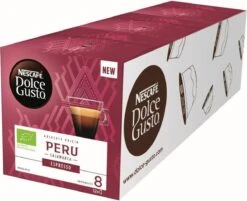 Nescafé Dolce Gusto Espresso Peru Capsules - 36 Koffiecups - GB-ORG-05 -Koffiemelk Winkel 1200x975 1