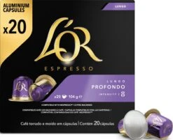 L'OR Lungo Profondo Koffiecups - Intensiteit 8/12 - 10 X 20 Capsules -Koffiemelk Winkel 1200x975 4