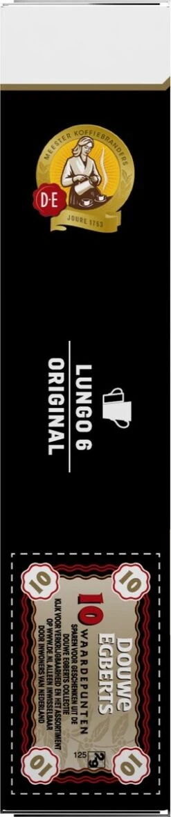 Douwe Egberts Lungo Original Koffiecups - Intensiteit 6/12 - 10 X 10 Capsules 17 Douwe Egberts Lungo Original Koffiecups - Intensiteit 6/12 - 10 X 10 Capsules -Koffiemelk Winkel 252x1200 2