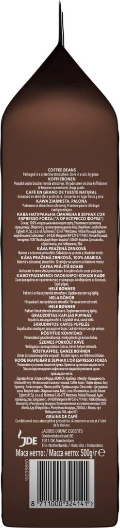 L'OR Espresso Forza Koffiebonen (9) - 4 X 500 Gram -Koffiemelk Winkel 273x1200 1