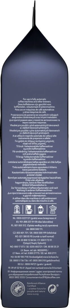 L'OR Espresso Fortissimo Koffiebonen (10) - 4 X 500 Gram -Koffiemelk Winkel 276x1200 1