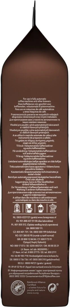 L'OR Espresso Forza Koffiebonen (9) - 4 X 500 Gram -Koffiemelk Winkel 277x1200 1