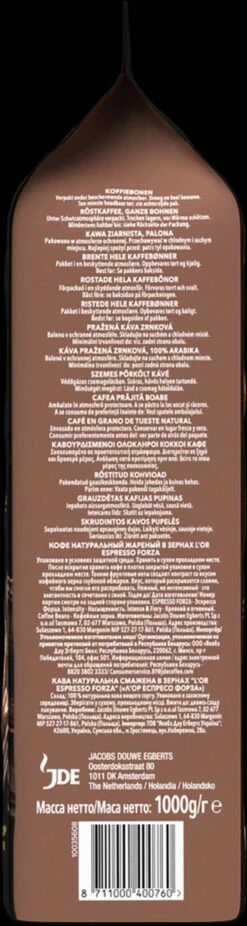 L'OR Forza Koffiebonen (9) - 4x 1000 Gram -Koffiemelk Winkel 320x1200