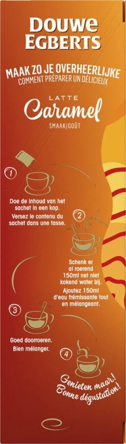 Douwe Egberts Verwenkoffie Latte Caramel Oploskoffie - 5 X 8 Zakjes 18 Douwe Egberts Verwenkoffie Latte Caramel Oploskoffie - 5 X 8 Zakjes -Koffiemelk Winkel 343x1200 6
