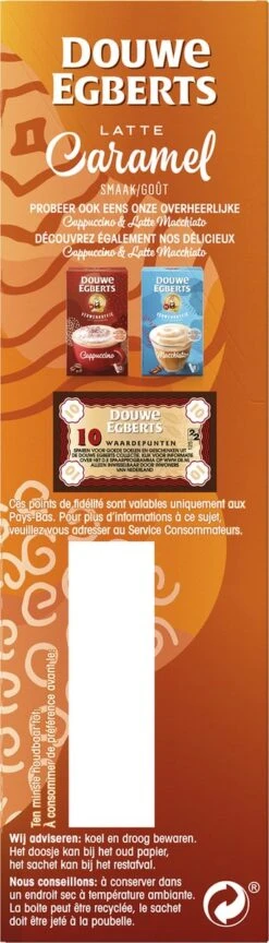 Douwe Egberts Verwenkoffie Latte Caramel Oploskoffie - 5 X 8 Zakjes 19 Douwe Egberts Verwenkoffie Latte Caramel Oploskoffie - 5 X 8 Zakjes -Koffiemelk Winkel 343x1200 7