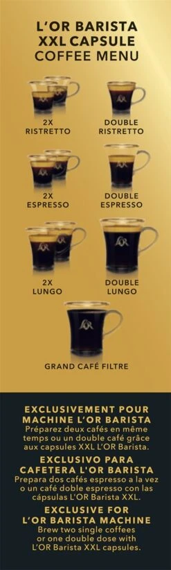 L'OR BARISTA XXL Ristretto (11) - 5 X 10 Koffiecups -Koffiemelk Winkel 361x1200 3
