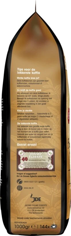 Douwe Egberts Excellent Gold Koffiebonen - 5/9 Intensiteit - 4 X 1kg -Koffiemelk Winkel 364x1200 7