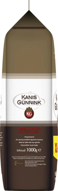 Kanis & Gunnink Medium Roast Koffiebonen - 4 X 1000 Gram - Voordeelverpakking 11 Kanis & Gunnink Medium Roast Koffiebonen - 4 X 1000 Gram - Voordeelverpakking -Koffiemelk Winkel 369x1200