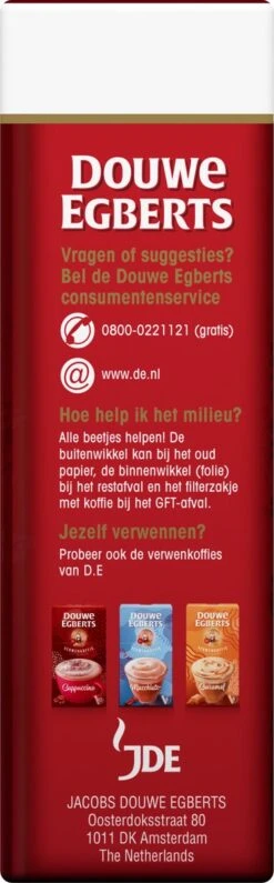 Douwe Egberts Aroma Rood Filterkoffie - 24 X 250 Gram -Koffiemelk Winkel 373x1200 1